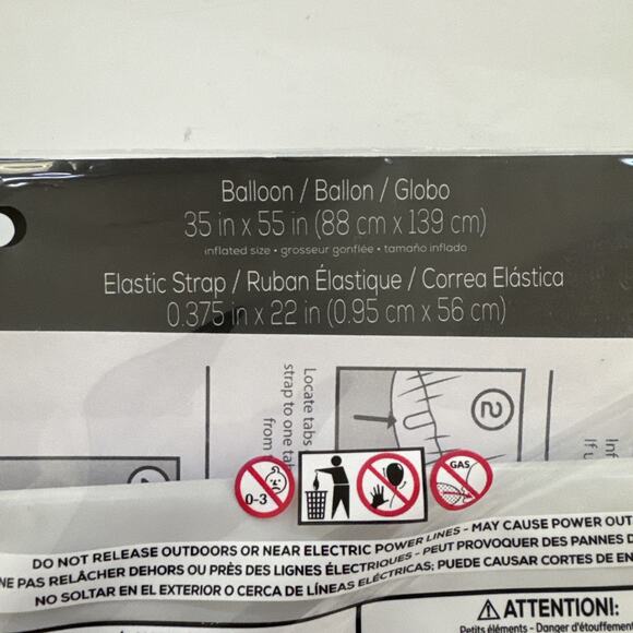 Christmas Snowman Airloonz Fill With Air Balloon‎ 55" NO HELIUM REQUIRED - Picture 7 of 9